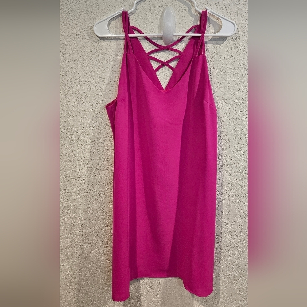 Skies Are Blue Sleeveless Summer Mini Dress Size Large - Picture 2 of 4